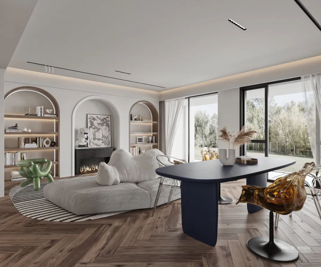 300㎡法式侘寂风|推门踏入无尽"温柔乡"