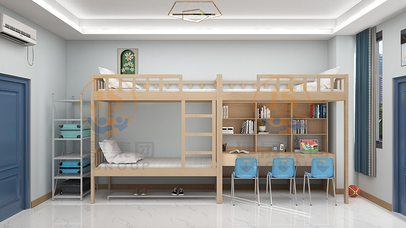 建晟集团|石狮市第三中学宿舍家具项目正式完工