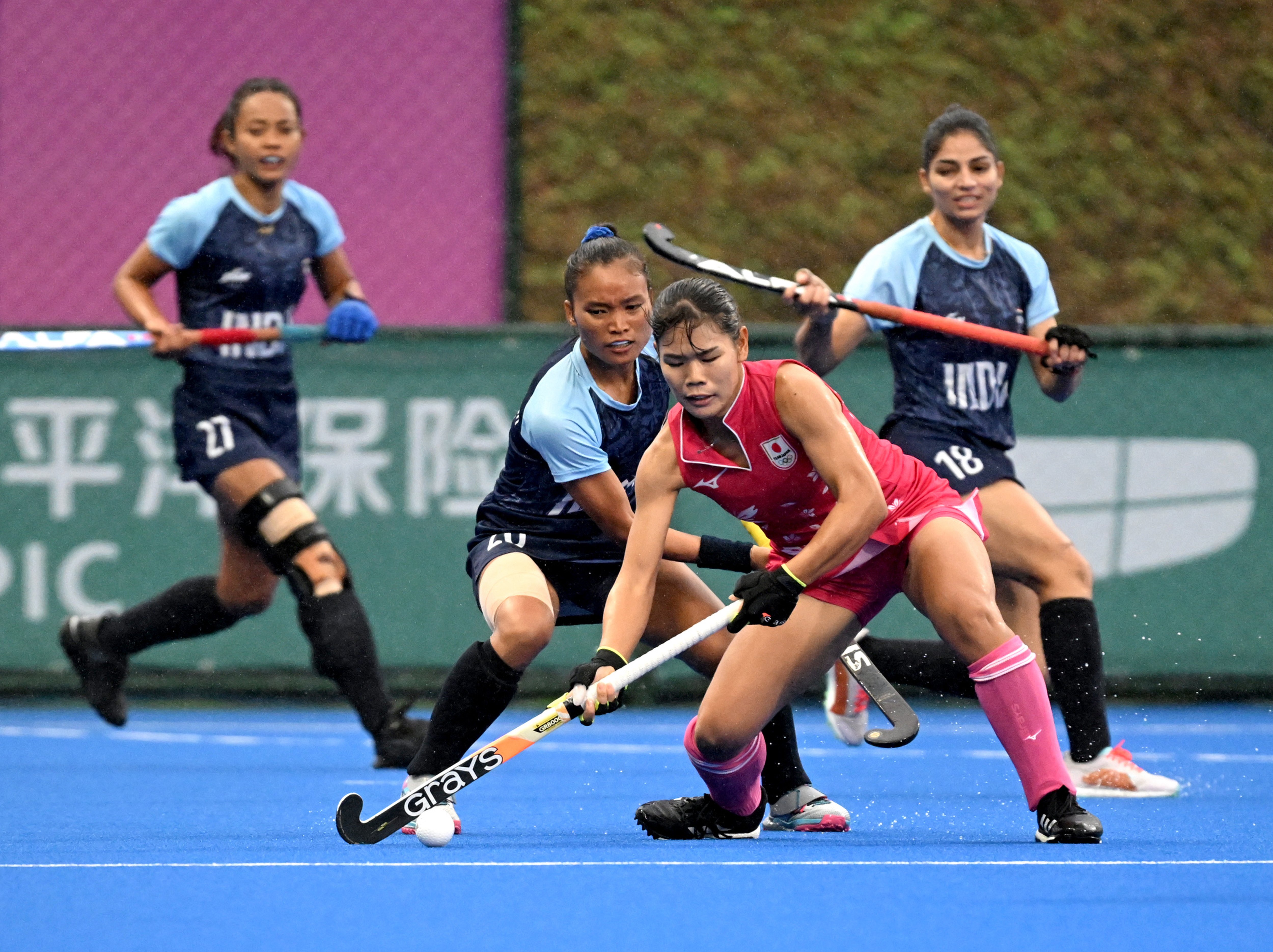 曲棍球——印度队获女子组铜牌