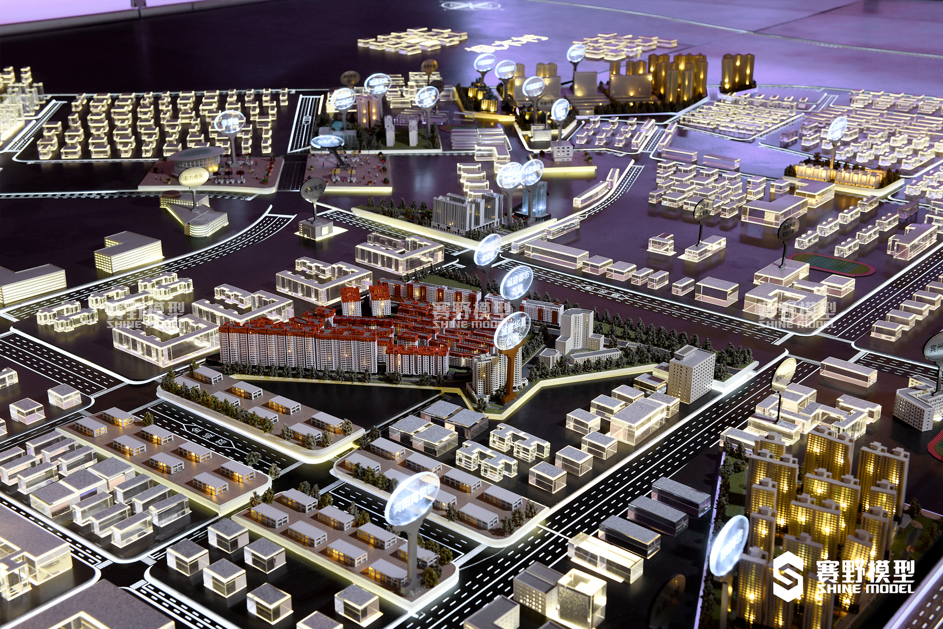 宾阳城建规划沙盘模型