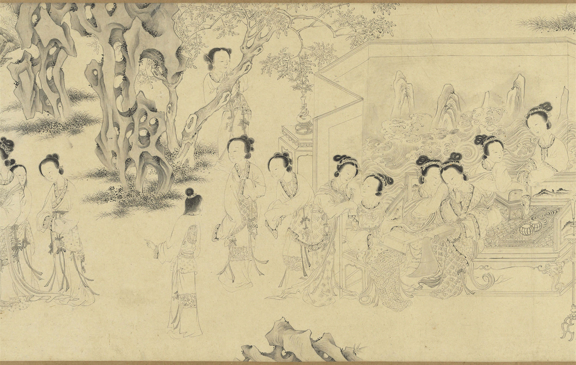 台北故宫里的"她":今起呈现周昉李公麟笔下"丽人行"