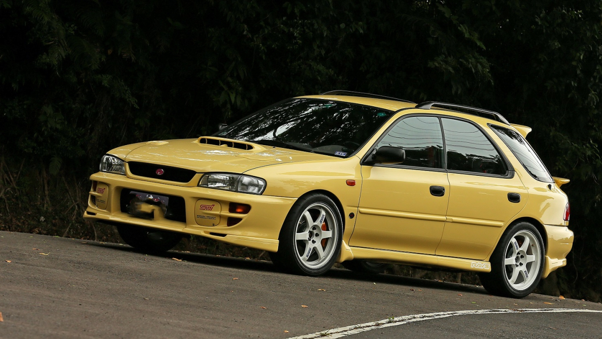 试驾点评改装版斯巴鲁impreza gf8感受老车的魅力