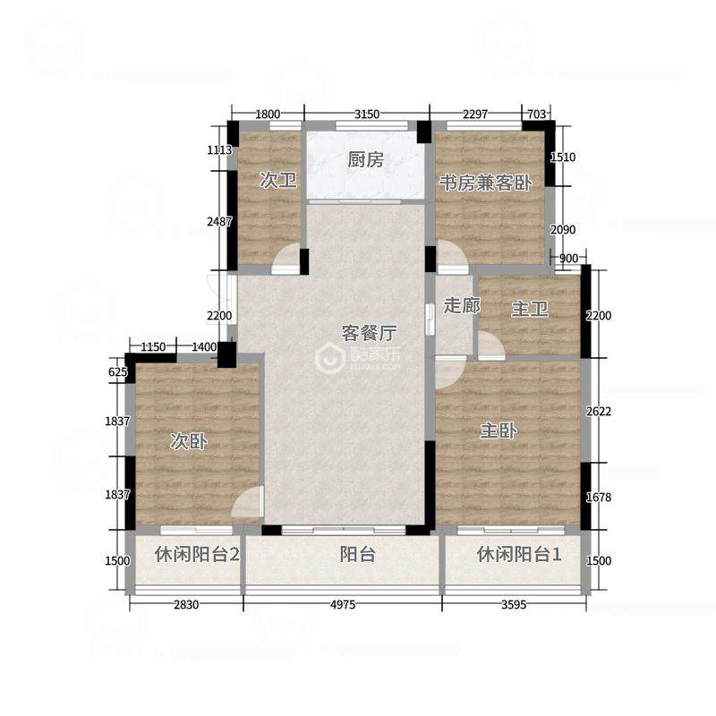 金昌樾府129㎡3室