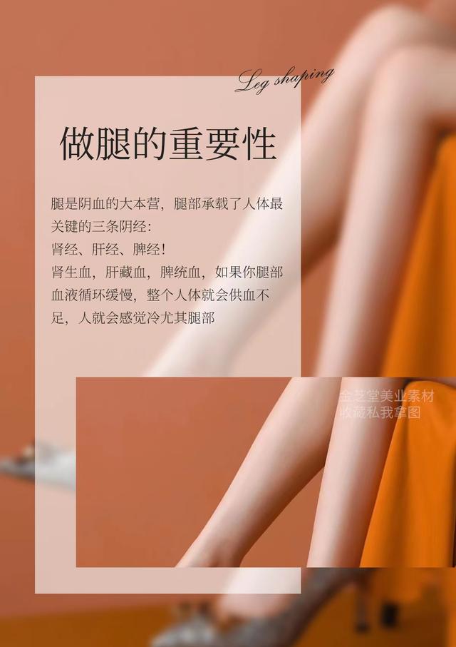 你一定没有见过的腿部塑形励志海报,学员看了秒点赞