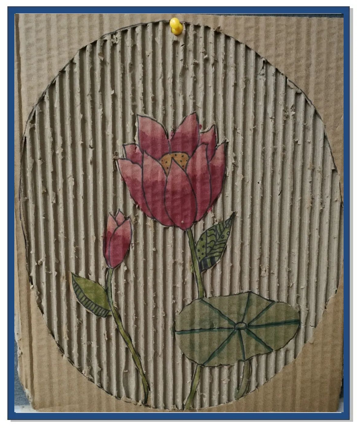 沙河市第三小学瓦楞纸板画社团的多元艺术探索