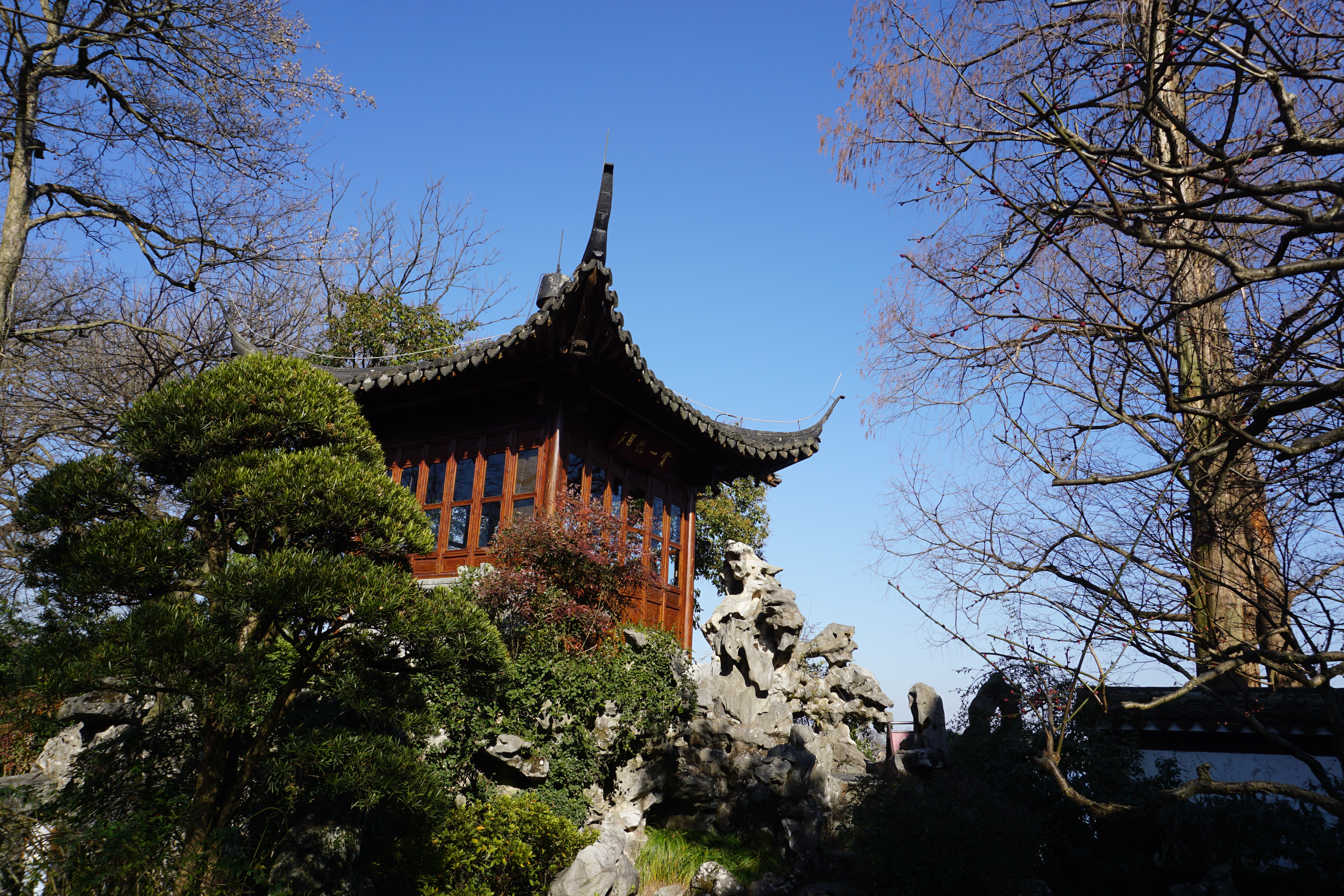 杭州西湖郭庄的四季