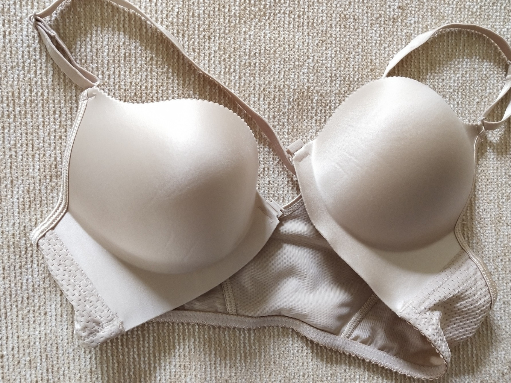 珀依兰 无钢圈前扣文胸防滑不溜肩 一片式无痕小胸聚拢背心式内衣