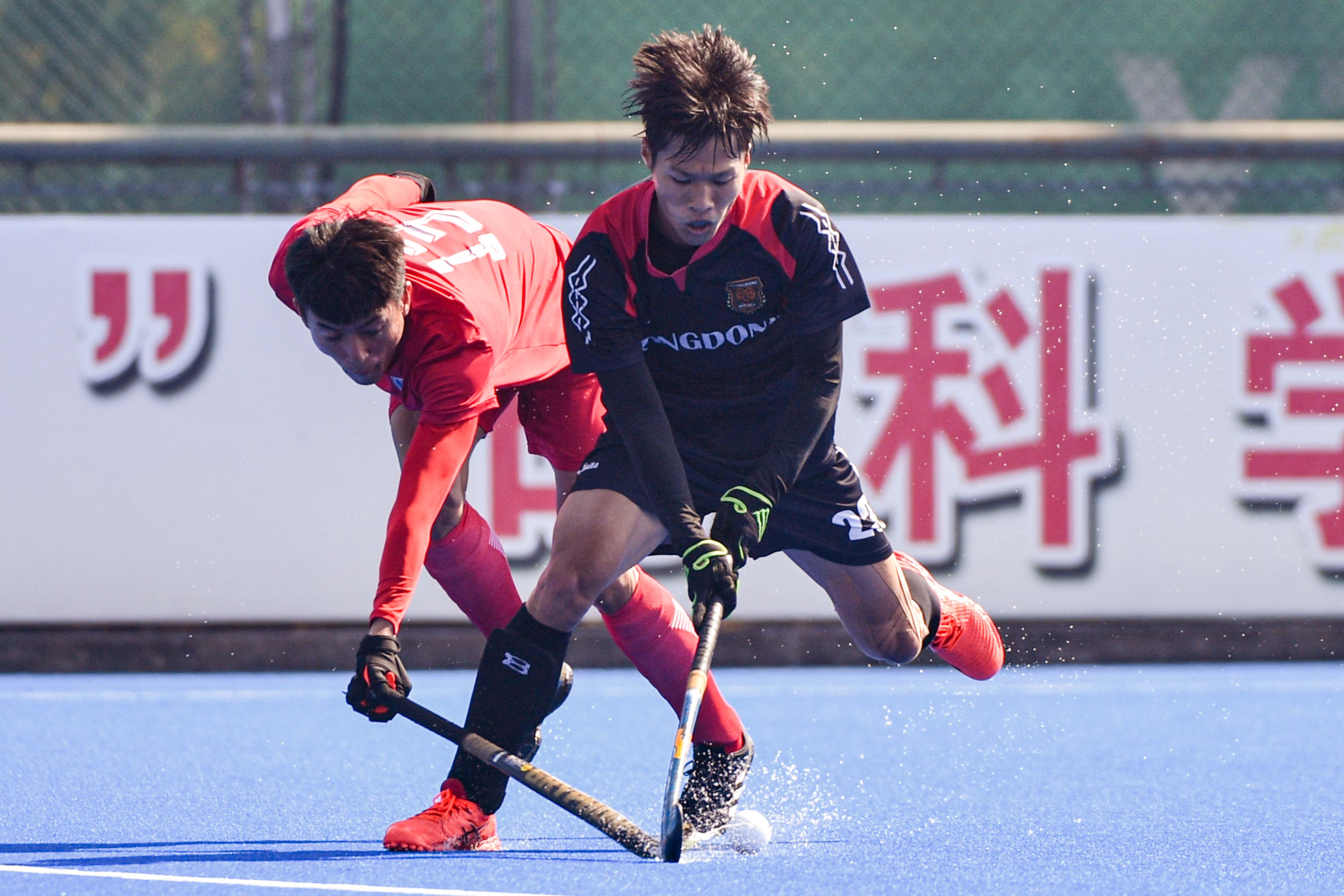 曲棍球——全国男子锦标赛:广东胜天津