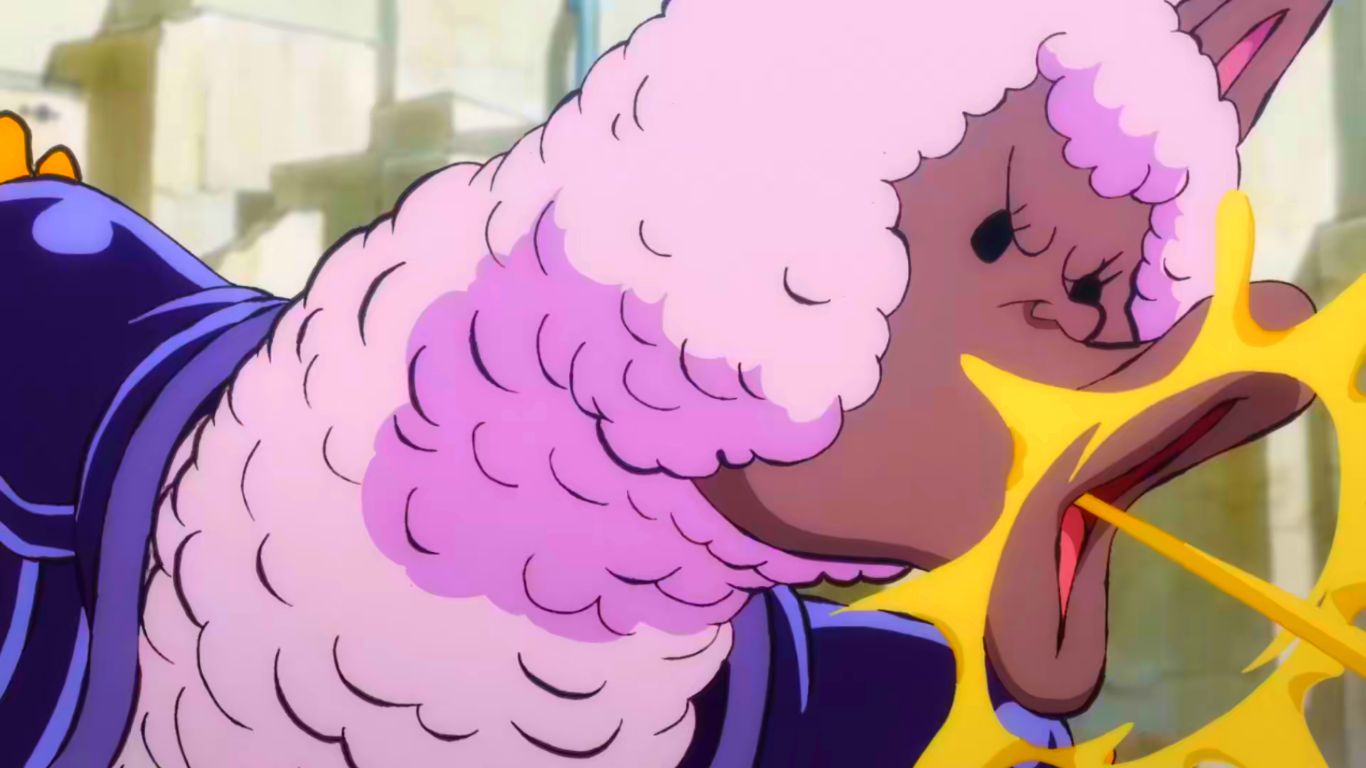 海贼王:935集,路飞还没学会樱流,羊驼人现场展示了初级樱流