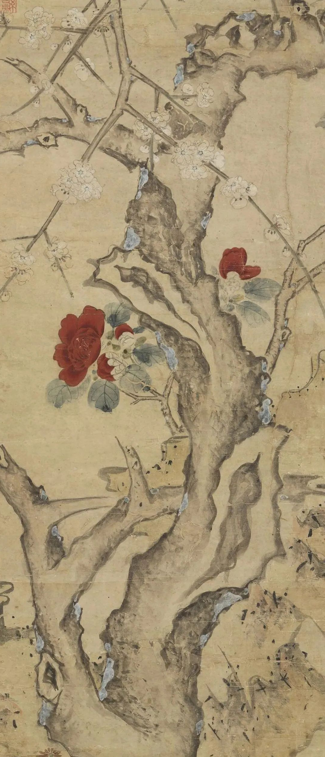 王维烈《双喜图》:明代绘画艺术与吉祥寓意的完美交融