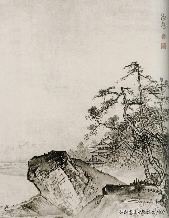夏圭山水画如此完美,其"拖泥带水皴",就让无数人顶礼膜拜