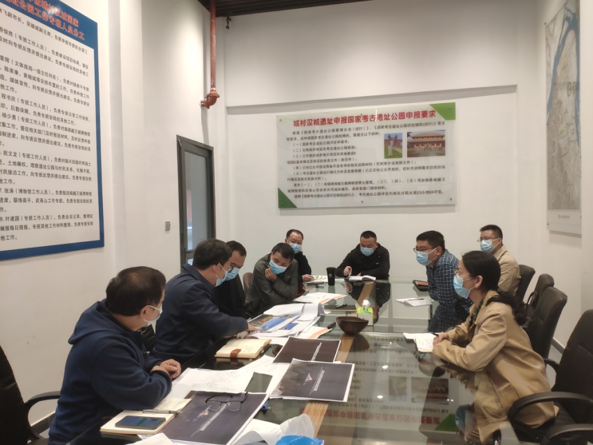 黄苏福副组长现场推进城村汉城重要节点提升工作