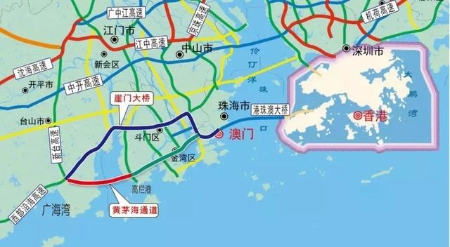 珠海这个跨海通道越来越近!连接港珠澳大桥