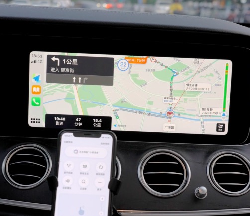 高德地图carplay新增触控板遥控,车机导航像手机一样简单方便