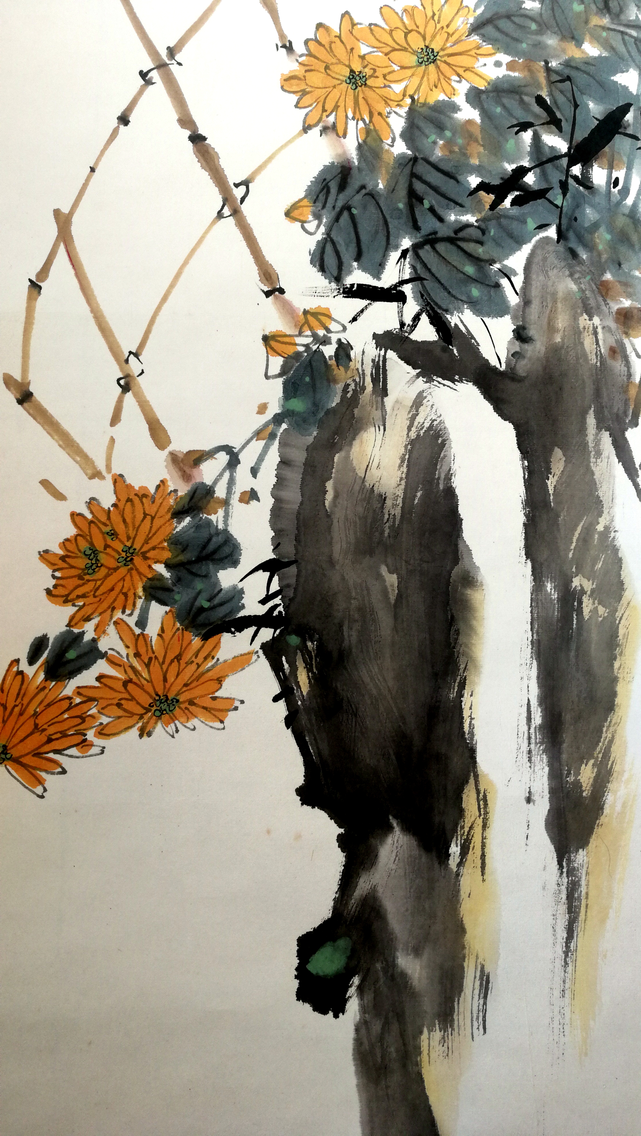 河北省美术家协会常务理事刘庭芳国画《秋色》