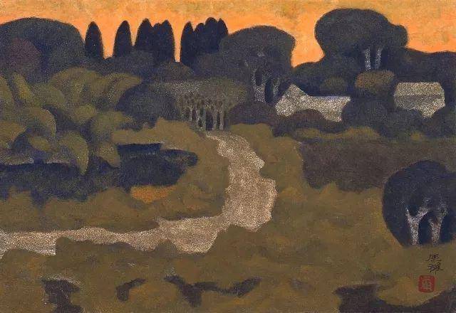 欣赏|高山辰雄作品