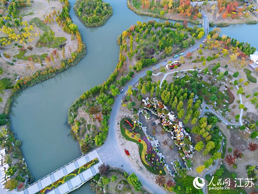 江苏南通:秋色斑斓植物园