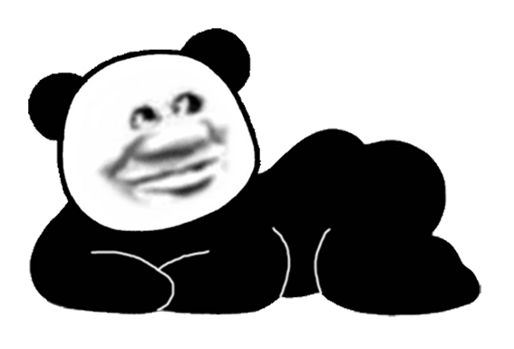48张沙雕熊猫头表情包