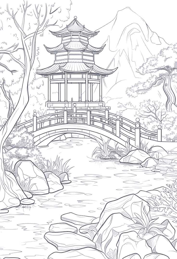 探索手绘古建筑风景画的独特魅力