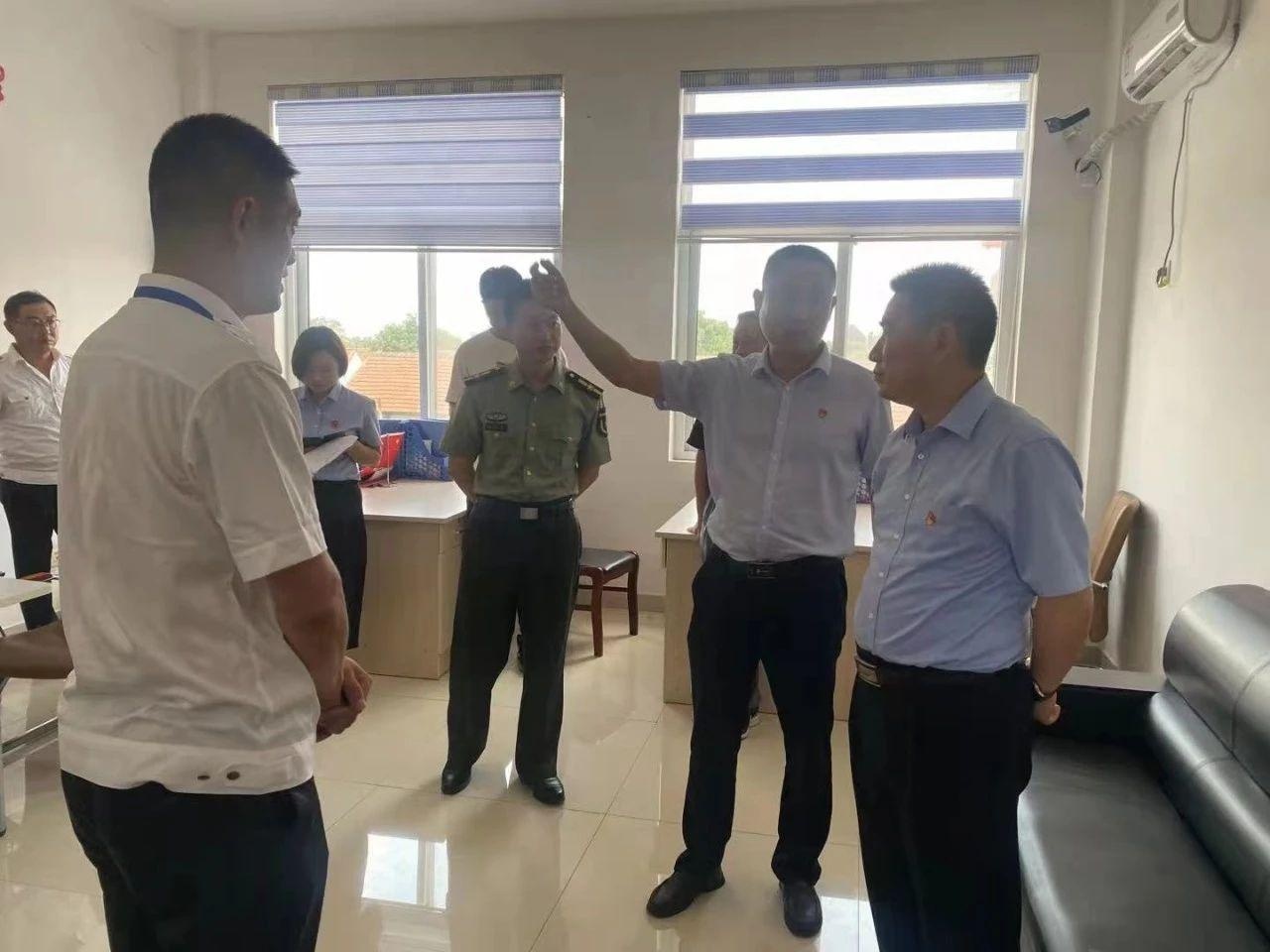 青岛市仲裁院刘大雄院长一行赴我市调研联动调解工作站建设工作