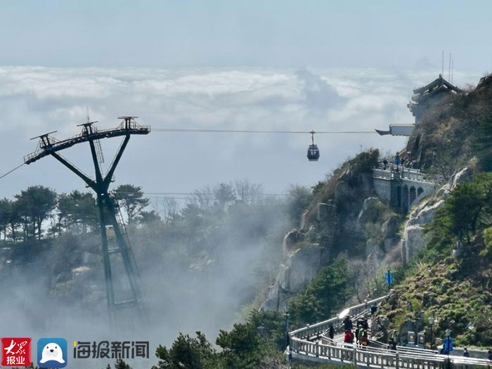 中天门索道图片