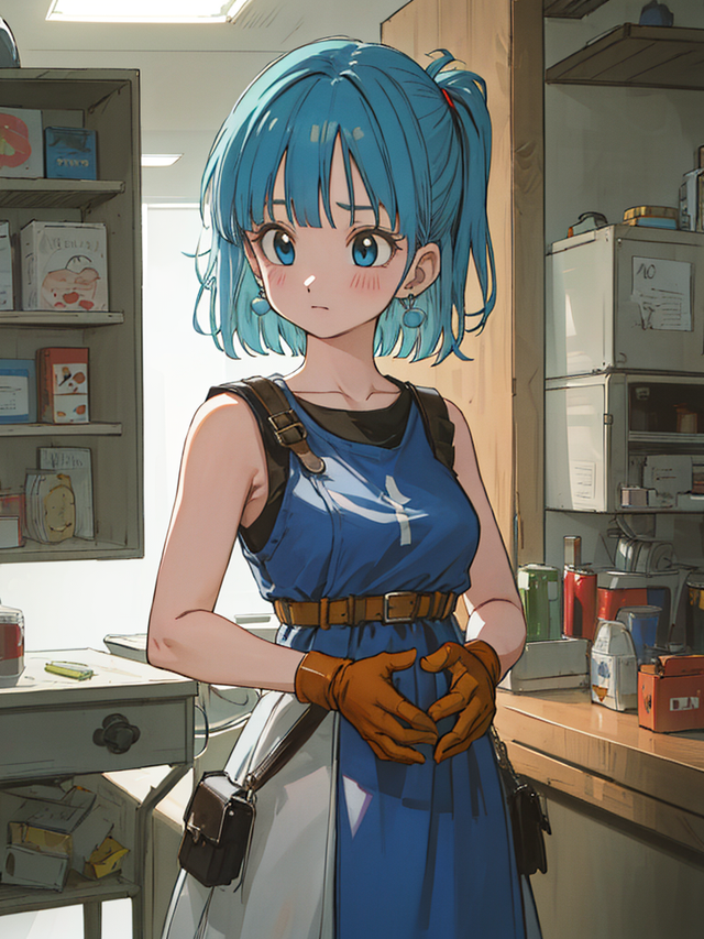 《龙珠》各种画风的布尔玛 头像 壁纸