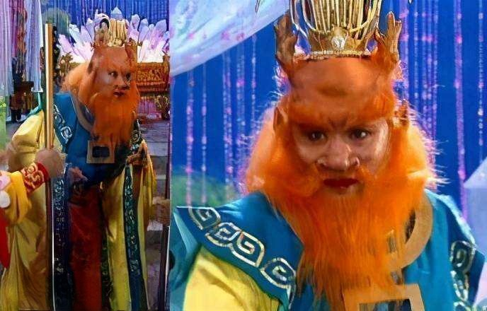 "走红,金钱豹在剧中是痴情反派,饰演者是国家二级演员,演过东海龙王