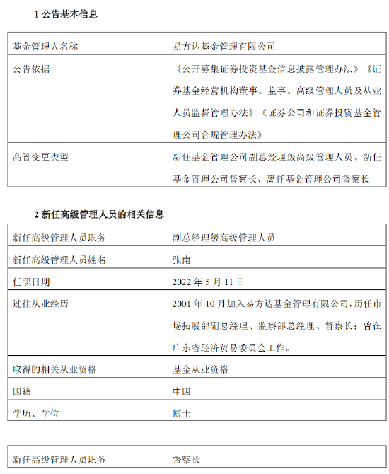 建信基金人事大调整:董事长孙志晨,副总裁马勇离任 原督察长张南升任