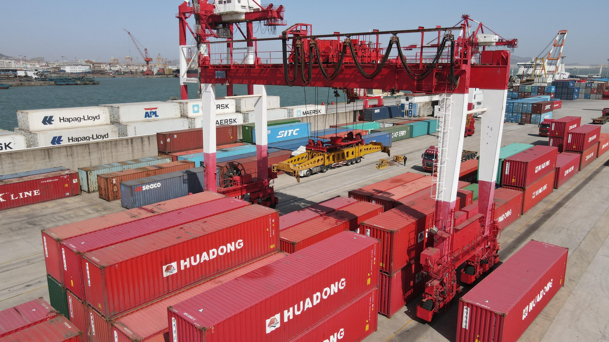 石岛新港实现首季开门红,物流运输保持良好势头