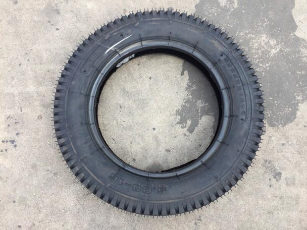 三轮车轮胎是500