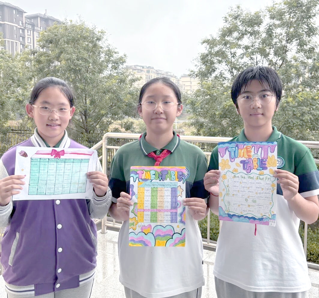 用个性化英文课程表激发孩子学习兴趣与热情