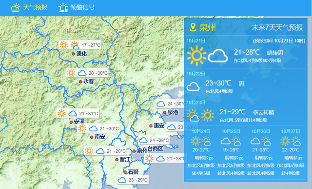 周末气温直冲30但新冷空气将至又一台风即将生成泉州天气