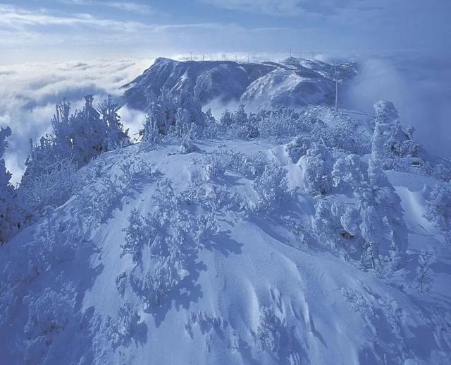 安静得格外圣洁括苍山遇上雪临海括苍山自驾:天台出口-天台山西路