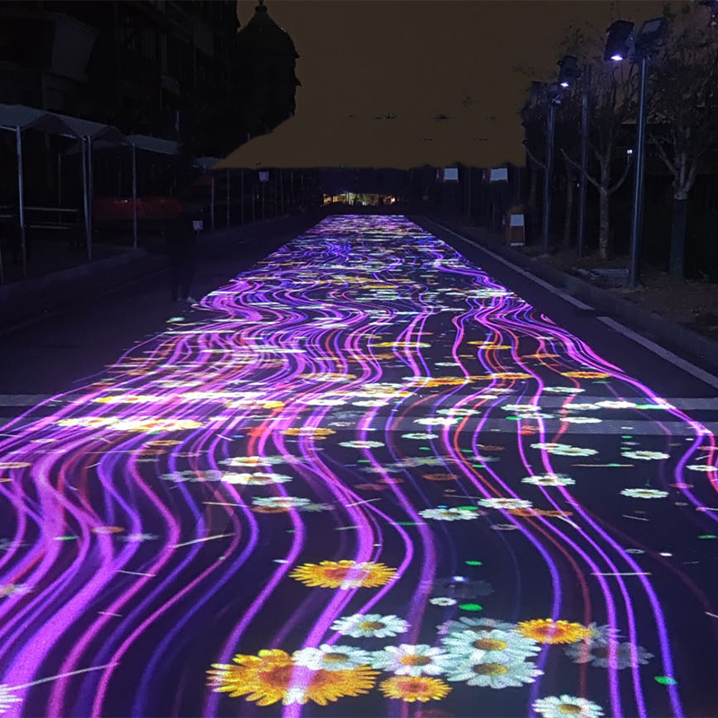 全息投影地面海水沙滩