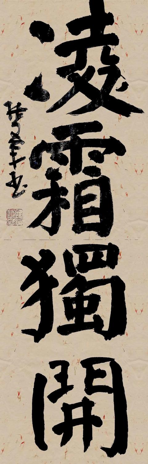 张文军颜楷:凌霜傲雪独自开