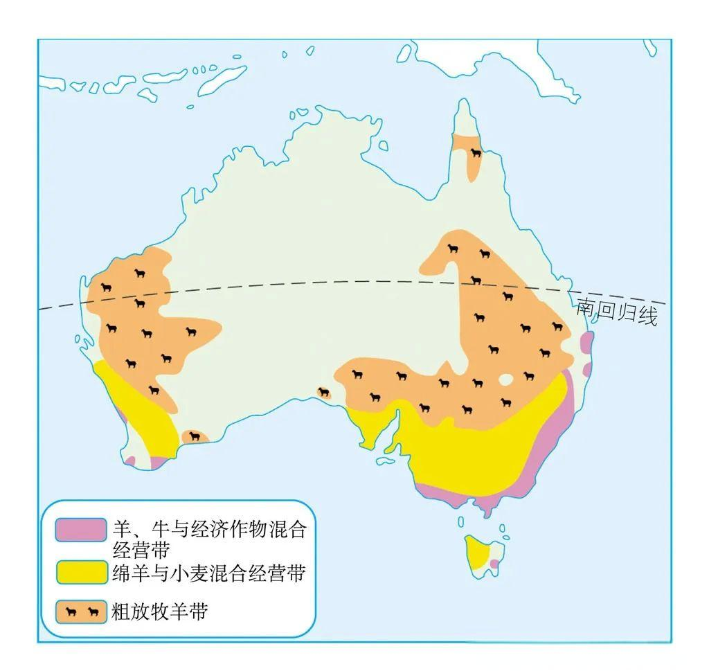 澳大利亚的气候类型多样,分布也各具特色