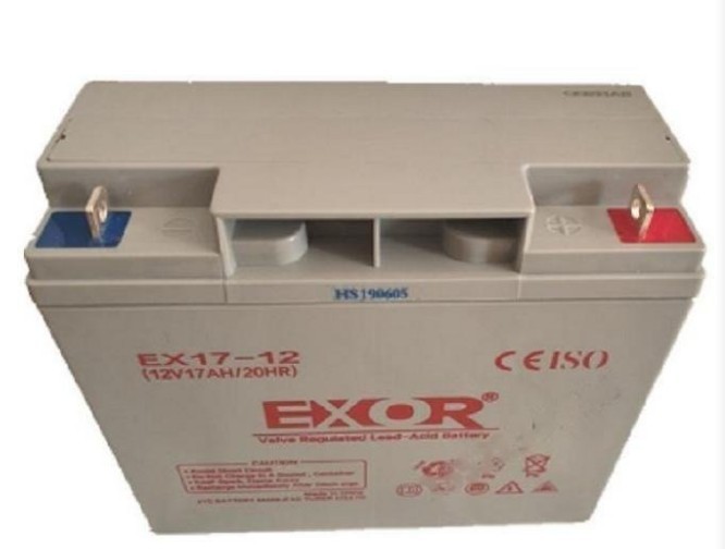 exor埃索蓄电池ex17-12 12v17ah山东总经销