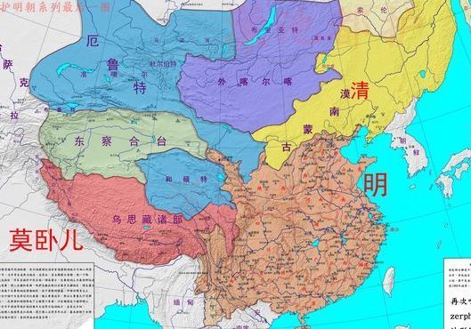 元明清明清疆域变化:从地图看清朝是如何收拾明朝留下的残局的