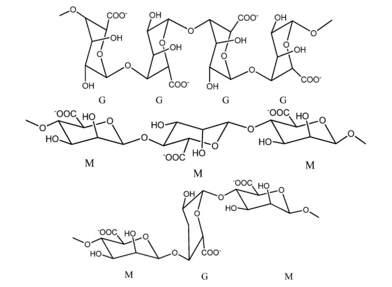 海藻酸结构式图片
