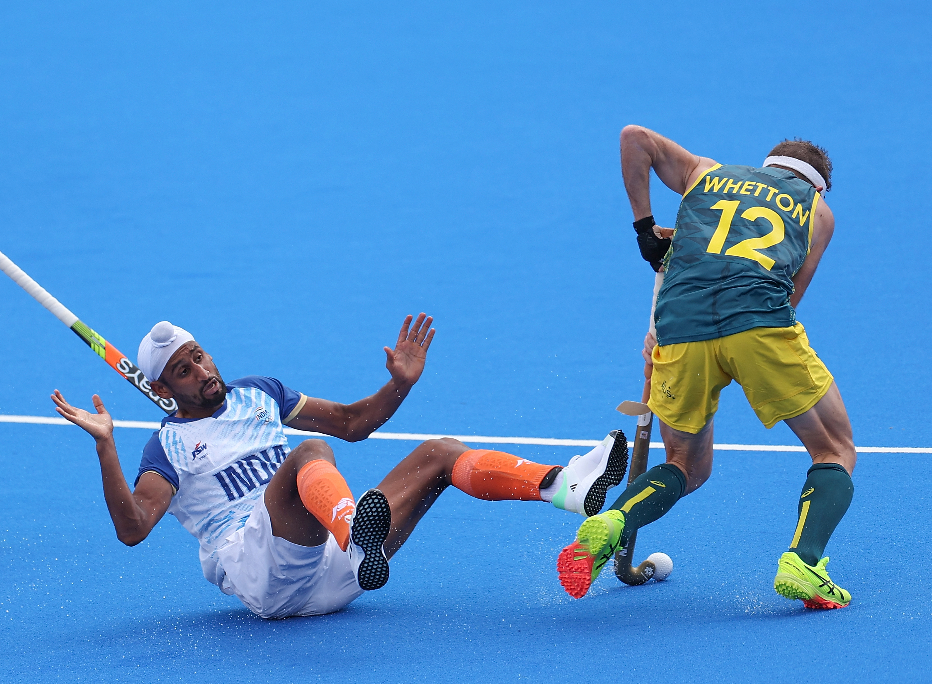 巴黎奥运会丨曲棍球——男子小组赛:印度胜澳大利亚