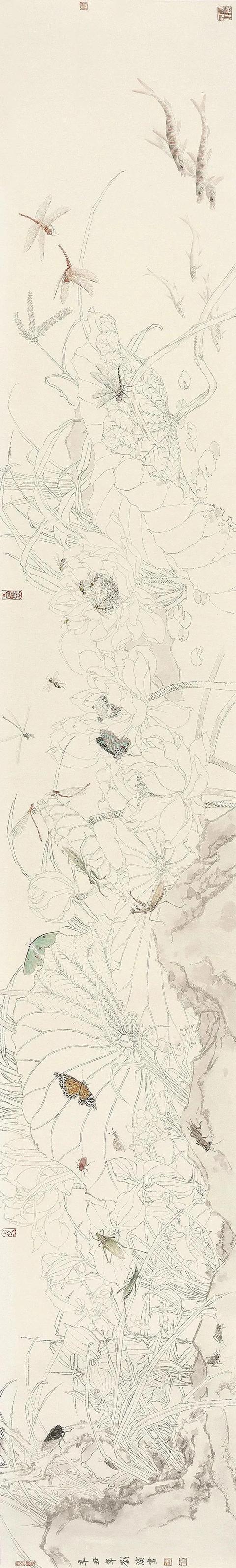 甘肃陇南籍青年工笔画家刘滨作品欣赏—念依草堂第244期