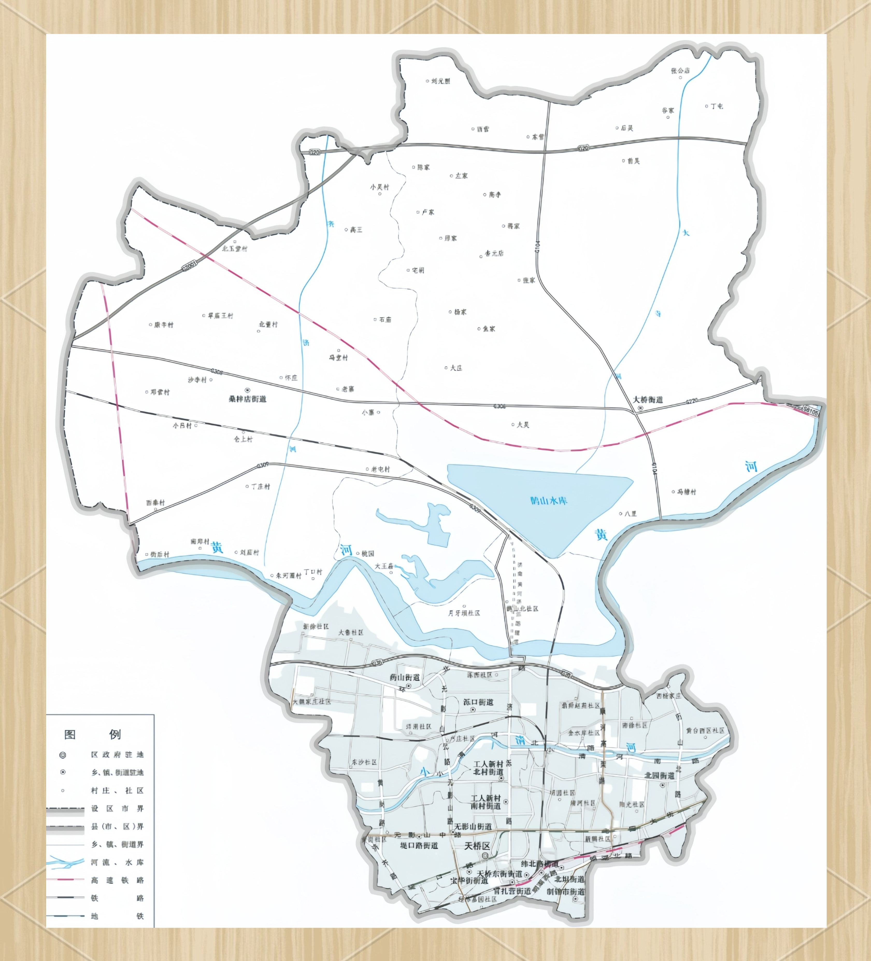 济南天桥区:南密北疏的多元街道发展