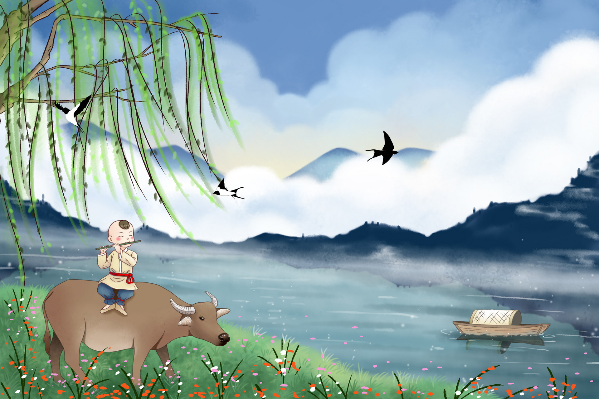 梅尧臣开创宋诗新气象,为宋诗开山祖师.农家田园之诗尤为突出!