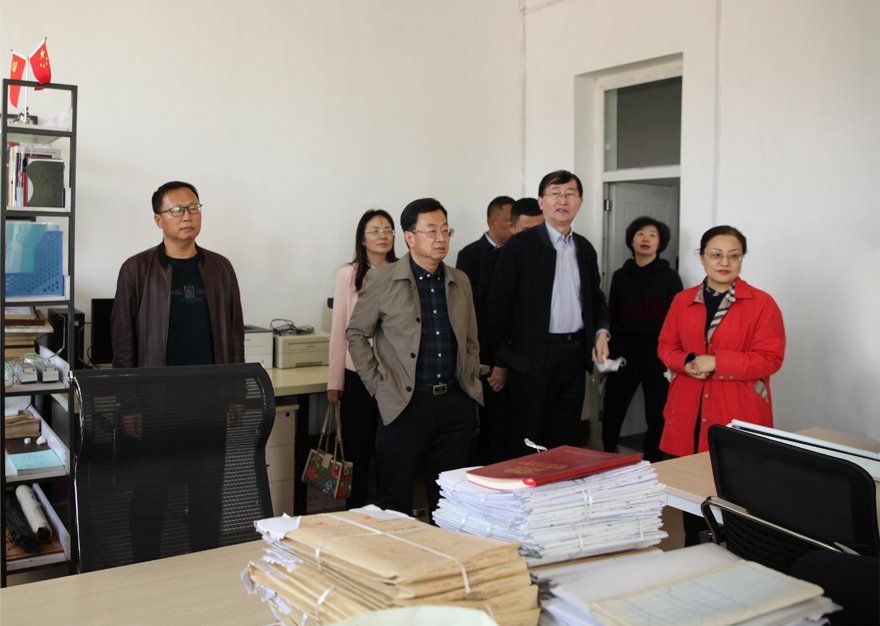 盖元臣深入矿苑楼"走流程"调研