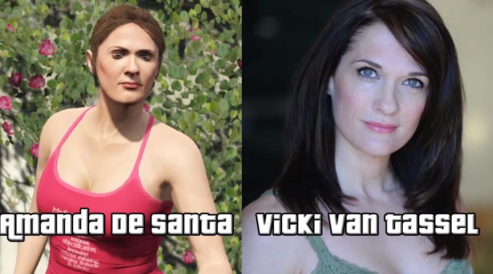 《gta5》原型人物大曝光!阿曼达真的太好看了,崔西原来这么美!