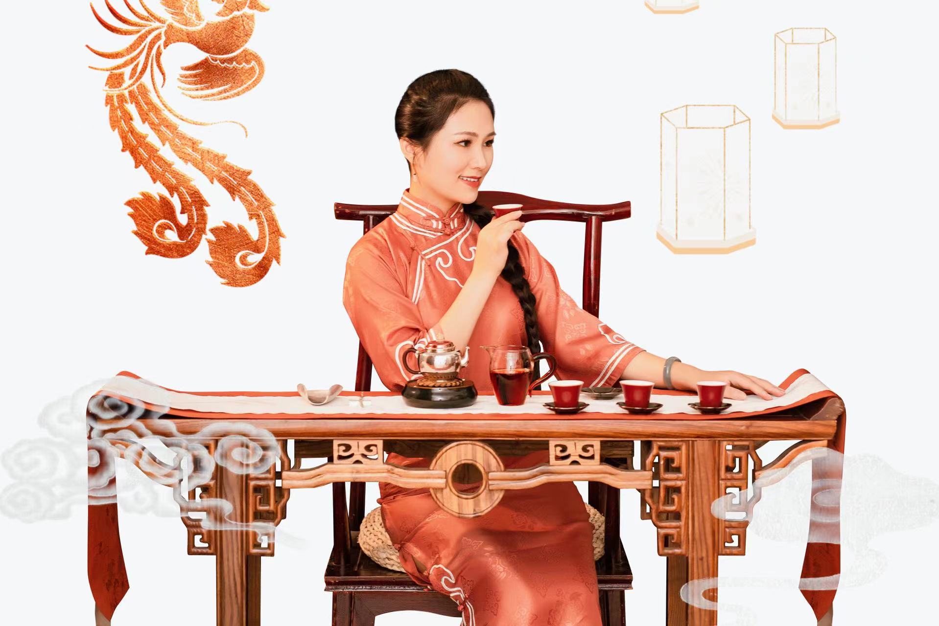 中国普洱茶公益代言人徐菲尔推广荣获全国弘扬茶文化功勋人物奖