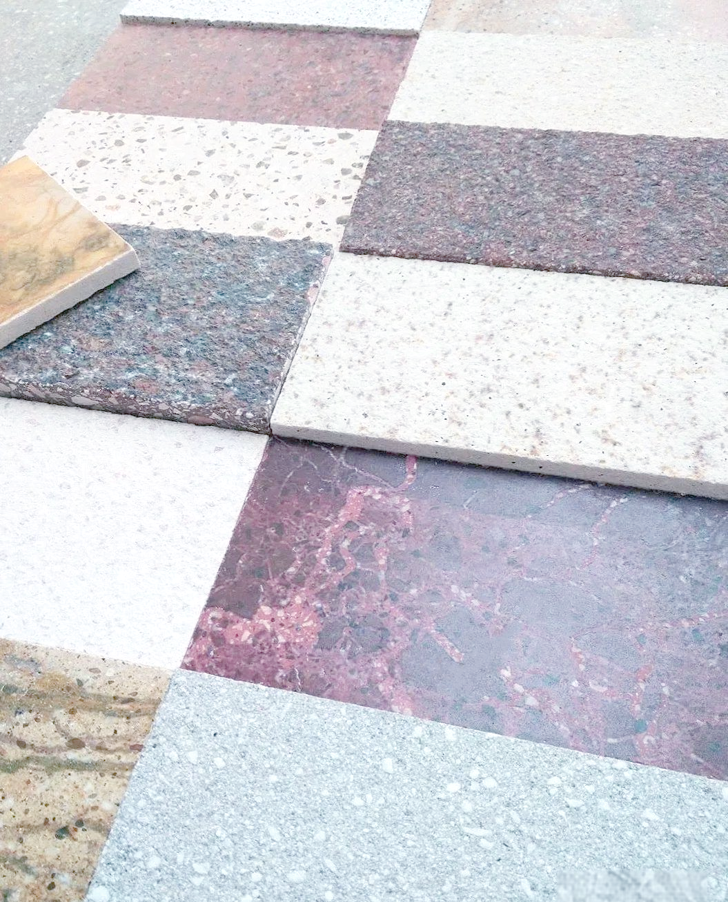 人造石材pc砖与花岗岩的仿制品