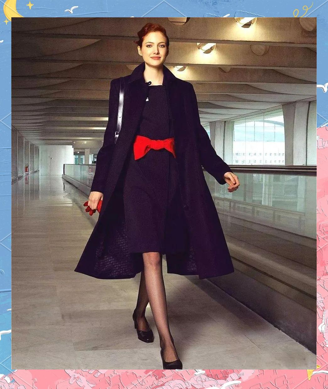 阿联酋航空的空姐们,身着米色套装