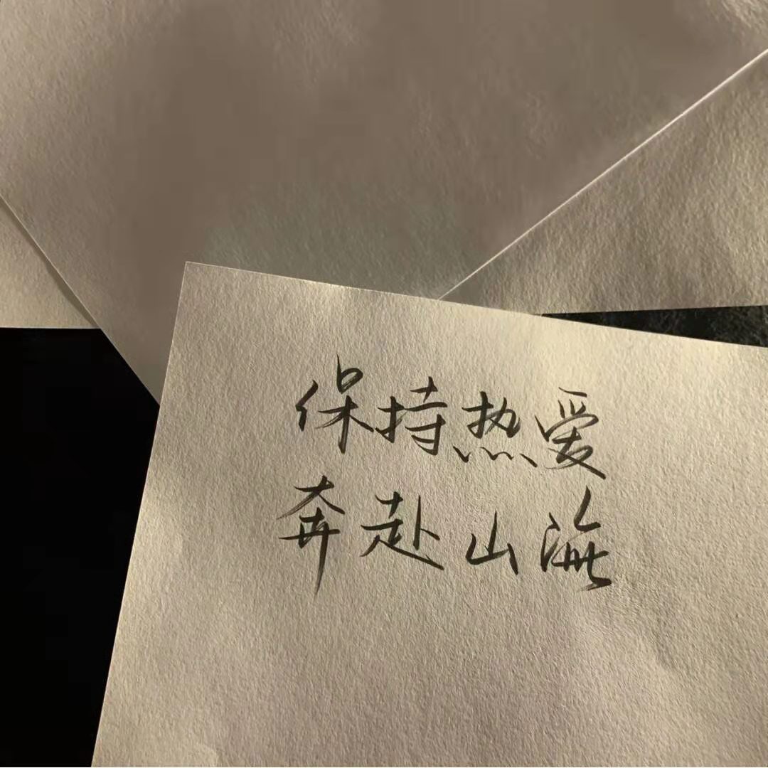 保持热爱奔赴山海的原句?