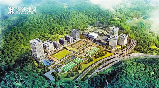 深圳地铁文体公园明年建成开放